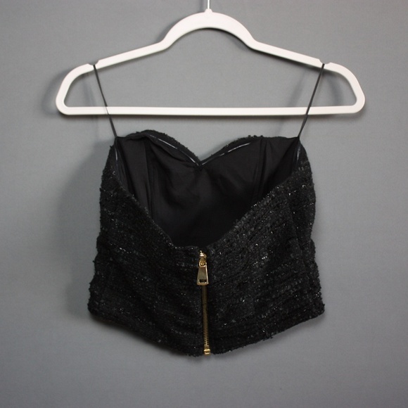 Black Corset Shirt - Picture 2 of 2